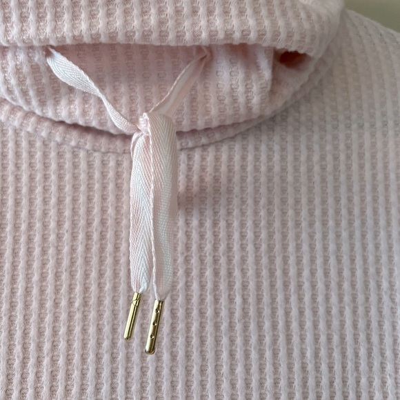 NWT Honeydew Light Pink Waffle Knit Mock Neck Top - Picture 4 of 13